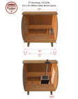 Dundalk LeisureCraft Canadian Timber Harmony Barrel Sauna