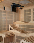 Near Zero EMF Far Full Spectrum Infrared Sauna 6 Person