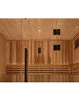 2025 "Copenhagen Edition" 3 Person Traditional Sauna Canadian Red Cedar Interior and Pacific Premium Clear Cedar Exterior