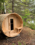 Dundalk LeisureCraft Canadian Timber Serenity Barrel Sauna