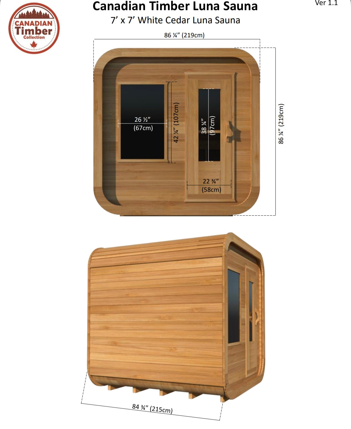 Dundalk LeisureCraft Luna Sauna