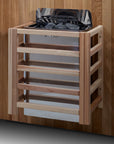 Hanko 2-3 Person Traditional Sauna - Canadian Red Cedar Interior