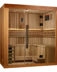 2025 "Copenhagen Edition" 3 Person Traditional Sauna Canadian Red Cedar Interior and Pacific Premium Clear Cedar Exterior
