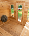 Dundalk LeisureCraft Canadian Timber Georgian Cabin Sauna with Porch