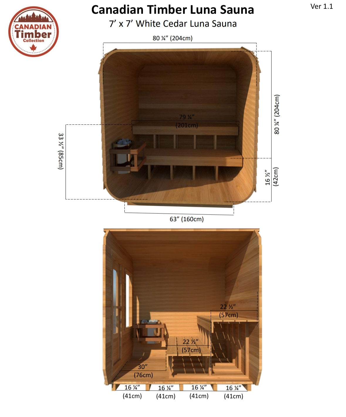Dundalk LeisureCraft Luna Sauna