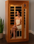 Dynamic Barcelona Elite Ultra Low EMF - Far Infrared Sauna - Natural Hemlock