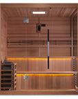 Kuusamo 6 Person Traditional Sauna - Canadian Red Cedar Interior
