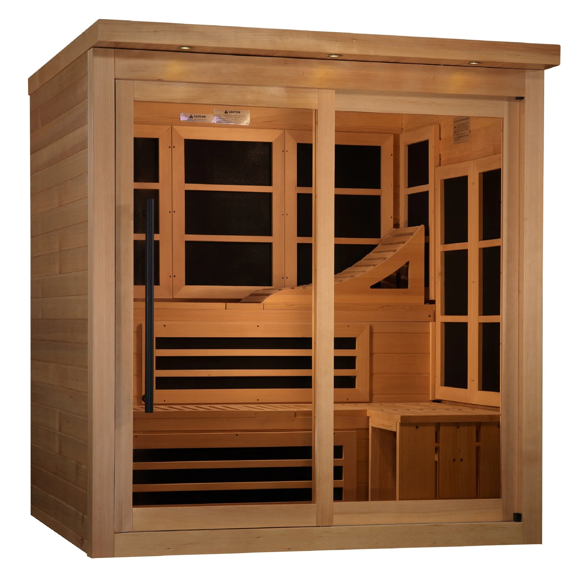 Near Zero EMF Far Infrared 6 Person Sauna