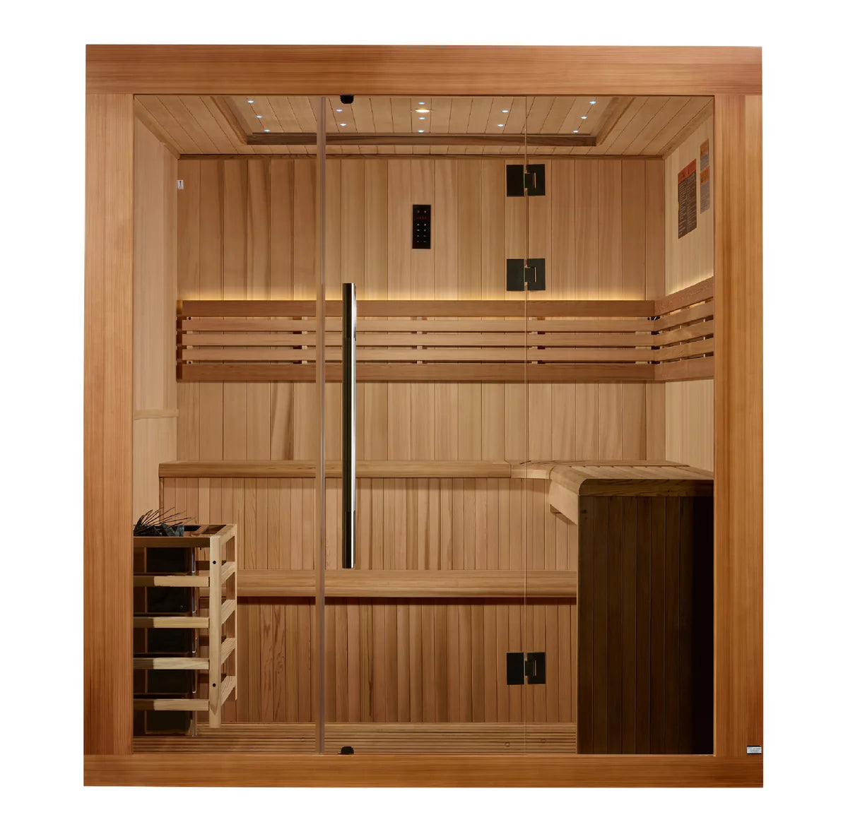 2025 Osla Edition 6 Person Traditional Sauna - Canadian Red Cedar Interior and Pacific Premium Clear Cedar Exterior