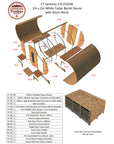 Dundalk LeisureCraft Canadian Timber Serenity Barrel Sauna