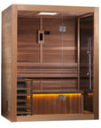 Hanko 2-3 Person Traditional Sauna - Canadian Red Cedar Interior