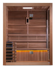 Hanko 2-3 Person Traditional Sauna - Canadian Red Cedar Interior