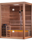 Hanko 2-3 Person Traditional Sauna - Canadian Red Cedar Interior