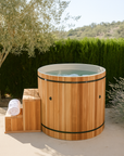 Dynamic Cold Therapy Cedar Barrel Spa – Plastic Tub