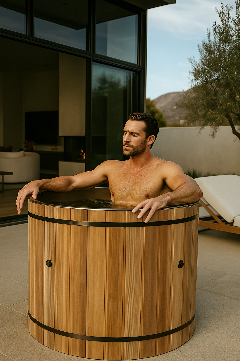 Dynamic Cold Therapy Barrel 304 Stainless Steel Cold Plunge