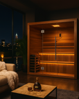 Kuusamo 6 Person Traditional Sauna - Canadian Red Cedar Interior