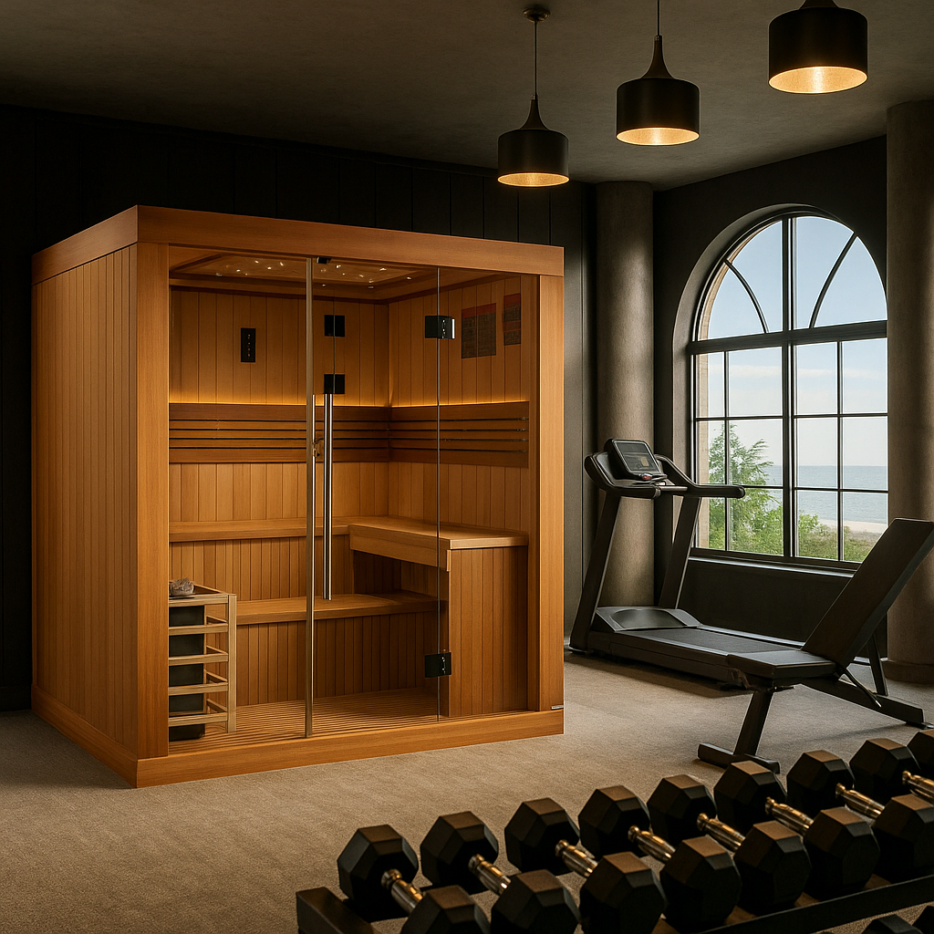2025 Osla Edition 6 Person Traditional Sauna - Canadian Red Cedar Interior and Pacific Premium Clear Cedar Exterior