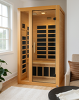 Dynamic Gracia 1-2 Person Low EMF - FAR Infrared Sauna - Natural Hemlock