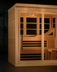 Near Zero EMF Far Infrared 6 Person Sauna