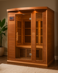 Maxxus Montilemar 3 Person Near Zero EMF - FAR Infrared Sauna - Canadian Red Cedar