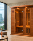 Maxxus Montilemar 3 Person Near Zero EMF - FAR Infrared Sauna - Canadian Red Cedar