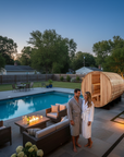 Zurich 4 Person Traditional Steam Barrel Sauna