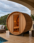 Zurich 4 Person Traditional Steam Barrel Sauna
