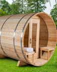 Dundalk LeisureCraft Clear Cedar Barrel Saunas