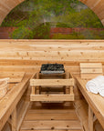 Dundalk LeisureCraft Clear Cedar Barrel Saunas