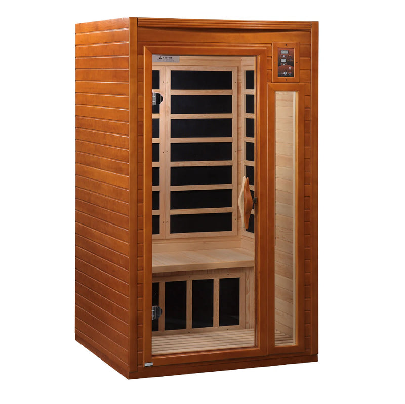 Dynamic Barcelona Elite Ultra Low EMF - Far Infrared Sauna - Natural Hemlock
