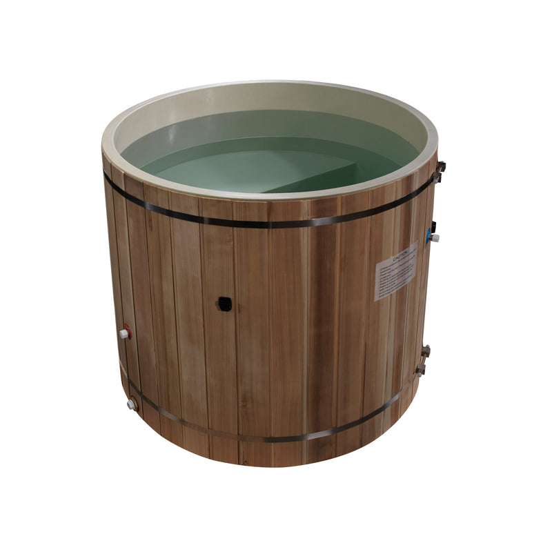 Dynamic Cold Therapy Cedar Barrel Spa – Plastic Tub