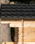 Georgian Cabin Sauna with Porch