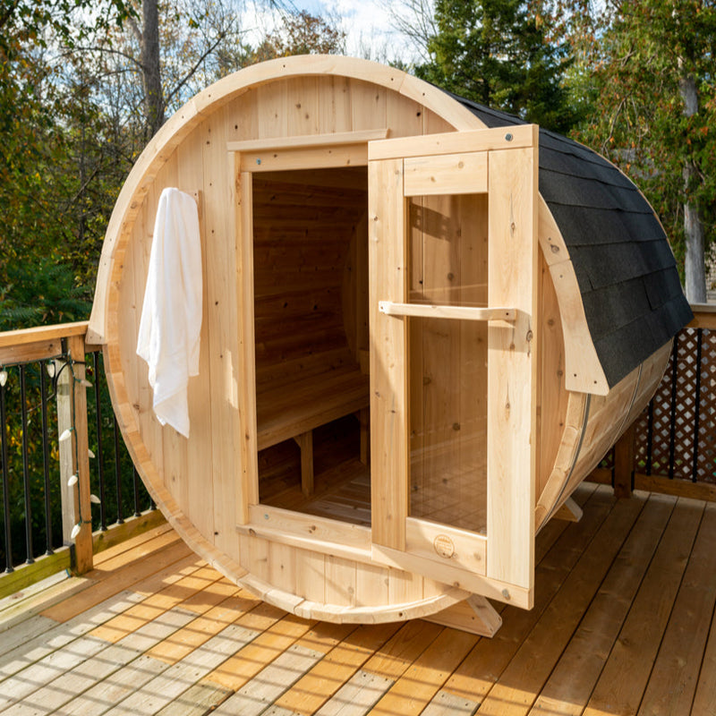 Dundalk LeisureCraft Canadian Timber Harmony Barrel Sauna