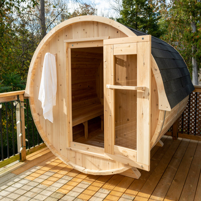 Dundalk LeisureCraft Canadian Timber Harmony Barrel Sauna