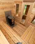 Dundalk LeisureCraft Canadian Timber Georgian Cabin Sauna with Changeroom