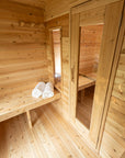 Dundalk LeisureCraft Canadian Timber Georgian Cabin Sauna with Changeroom