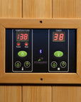 Dynamic Gracia 1-2 Person Low EMF - FAR Infrared Sauna - Natural Hemlock