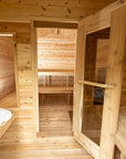 Dundalk LeisureCraft Canadian Timber Georgian Cabin Sauna with Changeroom