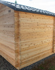 Georgian Cabin Sauna with Porch