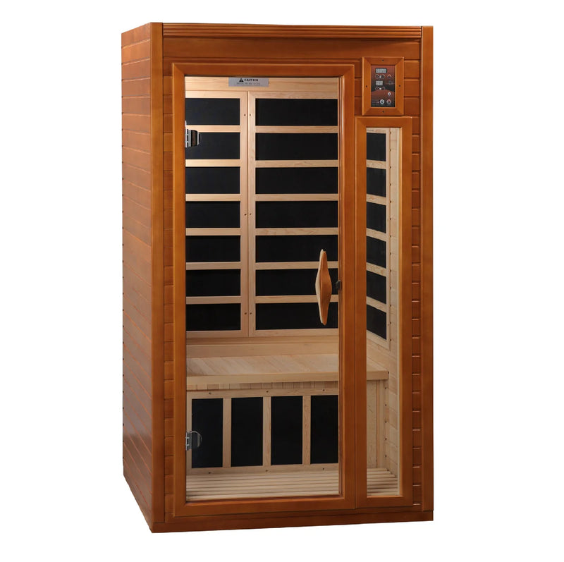Dynamic Barcelona Elite Ultra Low EMF - Far Infrared Sauna - Natural Hemlock