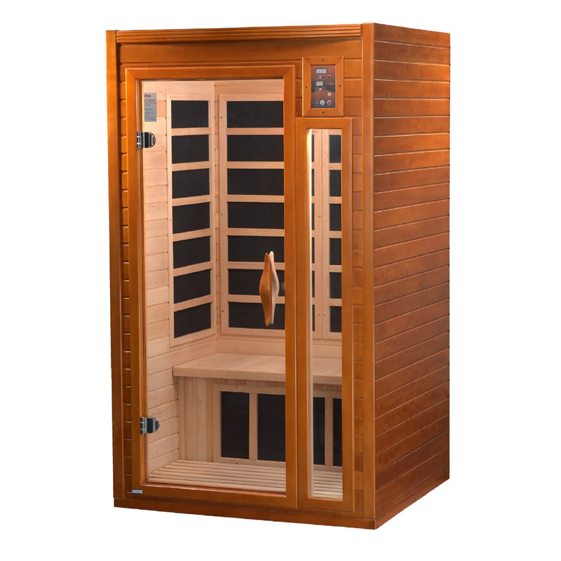 Dynamic Barcelona Elite Ultra Low EMF - Far Infrared Sauna - Natural Hemlock
