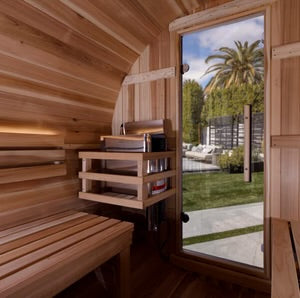 Zurich 4 Person Traditional Steam Barrel Sauna GDI-B024-01