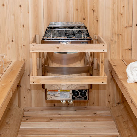 Georgian Cabin Sauna with Porch