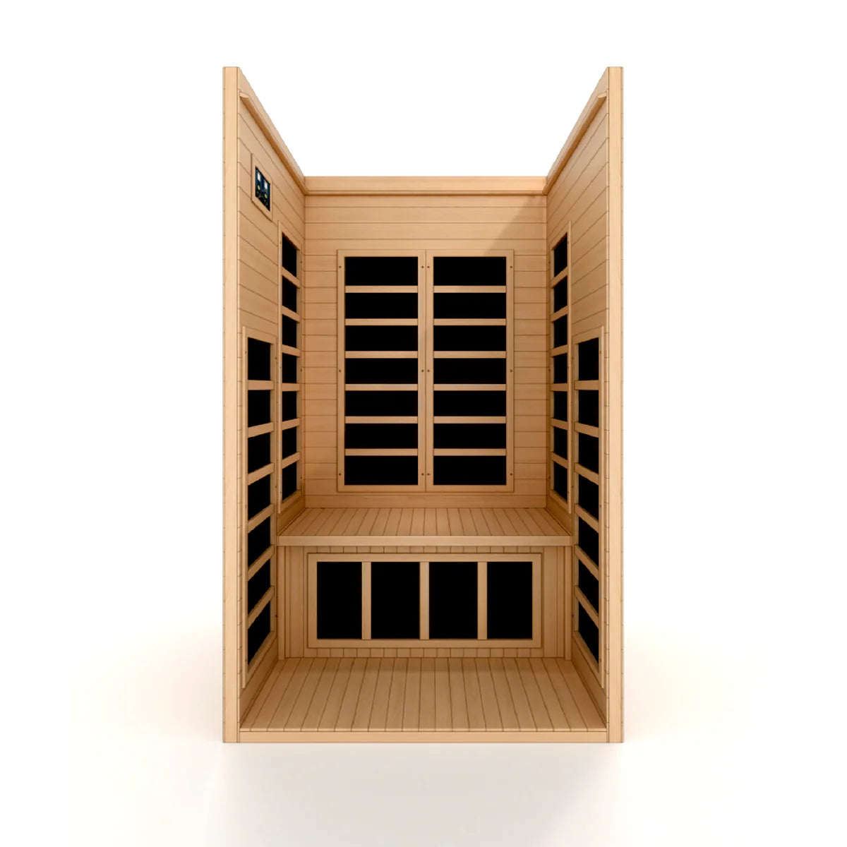 Dynamic Gracia 1-2 Person Low EMF - FAR Infrared Sauna - Natural Hemlock