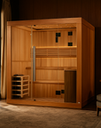 2025 Osla Edition 6 Person Traditional Sauna - Canadian Red Cedar Interior and Pacific Premium Clear Cedar Exterior