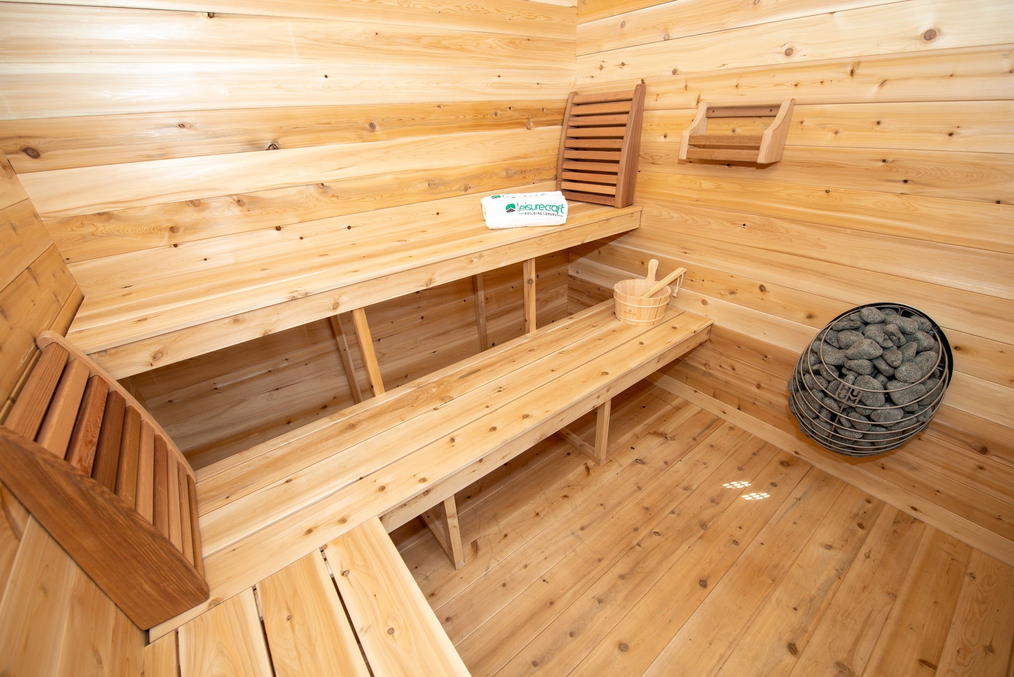 Georgian Cabin Sauna with Porch