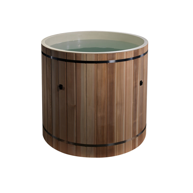 Dynamic Cold Therapy Cedar Barrel Spa – Plastic Tub