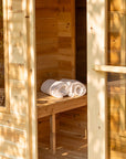Dundalk LeisureCraft Canadian Timber Georgian Cabin Sauna with Changeroom