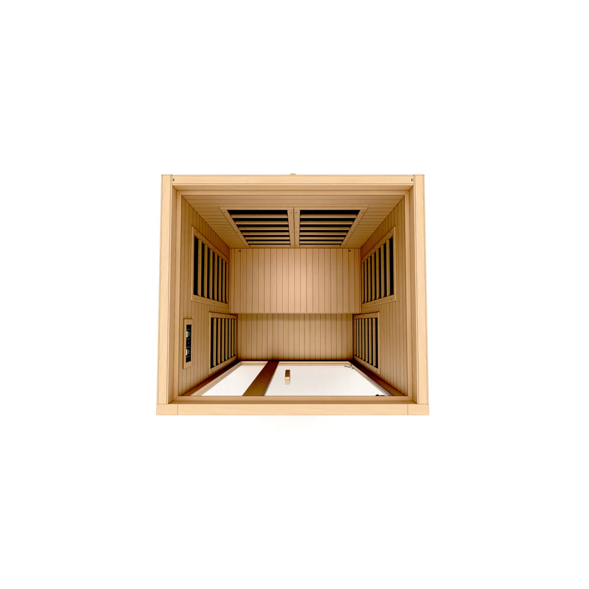 Dynamic Gracia 1-2 Person Low EMF - FAR Infrared Sauna - Natural Hemlock
