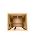 Dynamic Gracia 1-2 Person Low EMF - FAR Infrared Sauna - Natural Hemlock